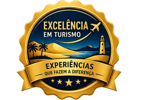Selo excelência em turismo e experiências que fazem a diferença — AracajuTur