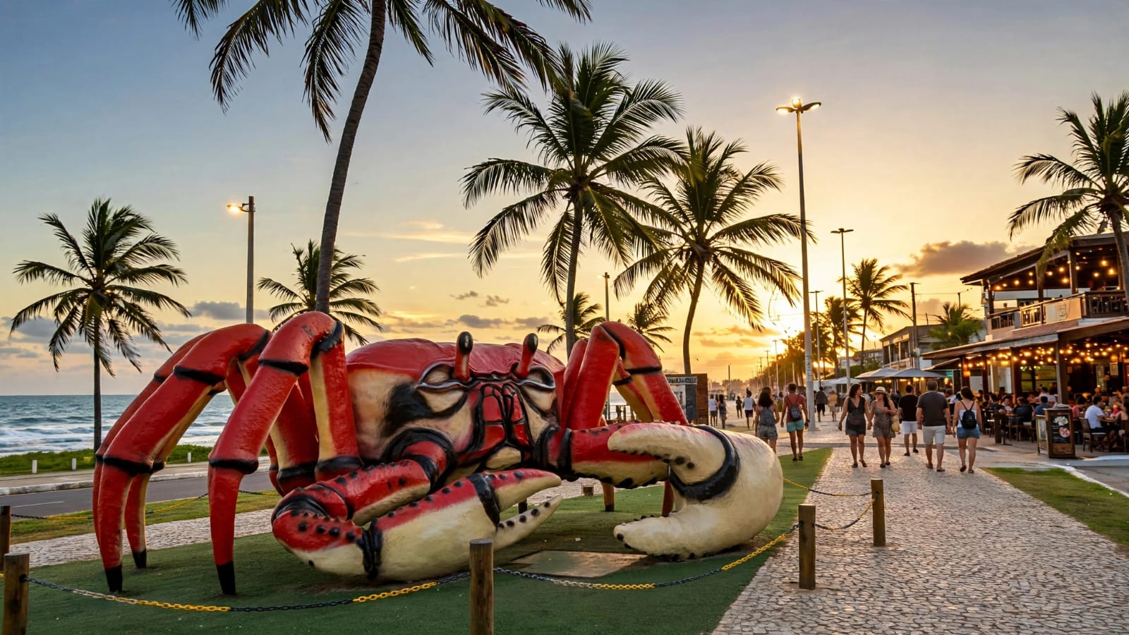 Vista do passeio City Tour Aracaju, em Sergipe